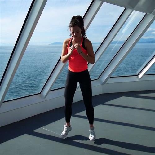 Tanya Poppett in Yoga Pants