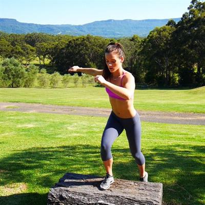 Tanya Poppett in Yoga Pants