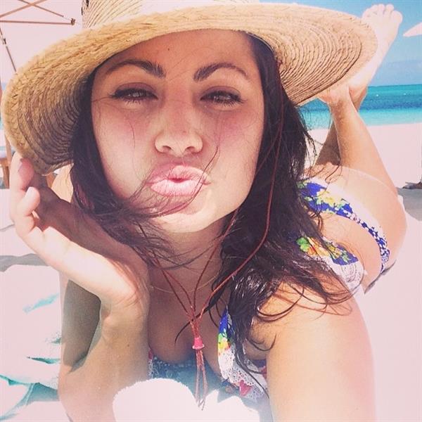 Mónica Alvarez in a bikini