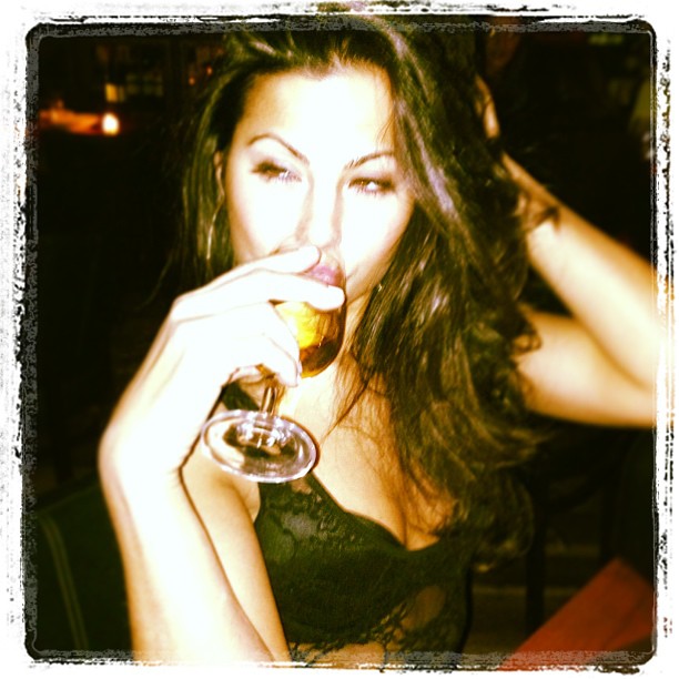 Mónica Alvarez in lingerie