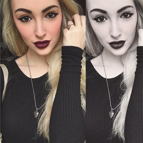 Anna Faith Carlson taking a selfie