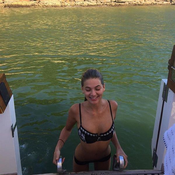Megan Blake Irwin in a bikini