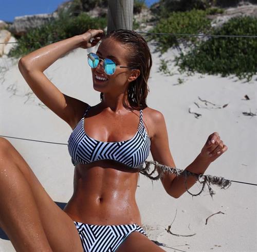 Renee Somerfield in a bikini