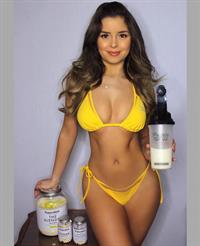 Demi Rose Mawby in a bikini