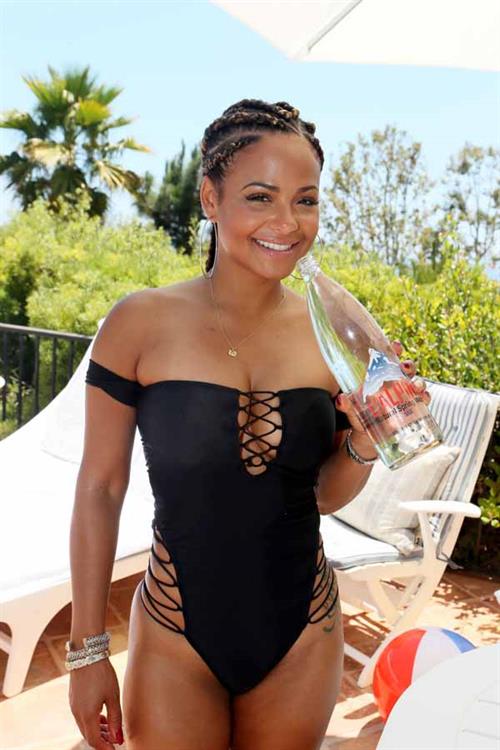 Christina Milian in a bikini