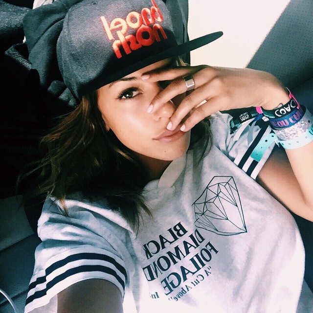 Devin Brugman taking a selfie