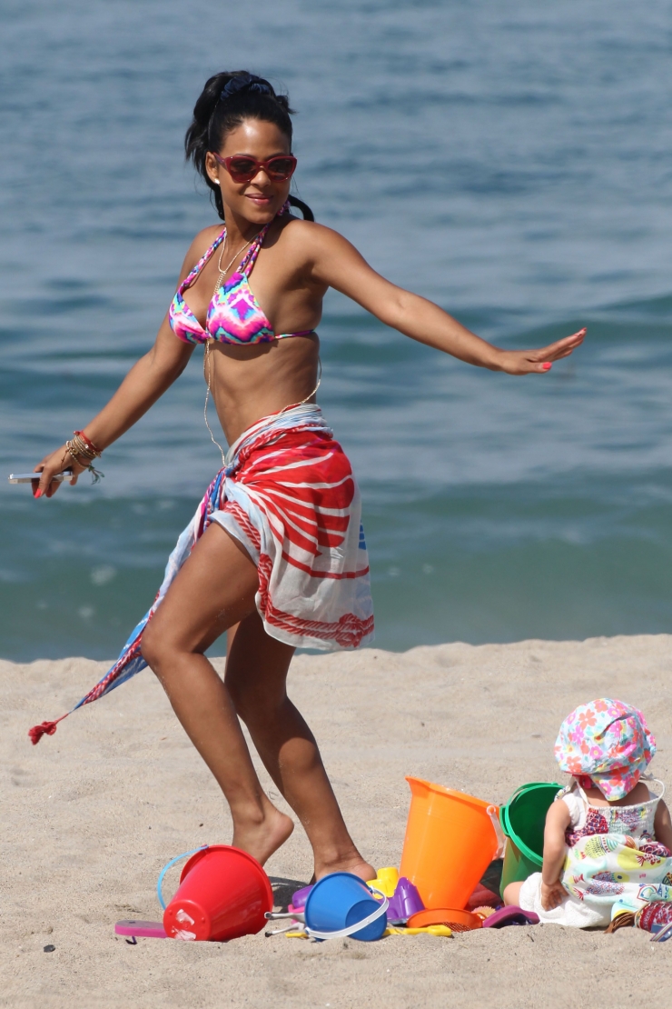Christina Milian in a bikini