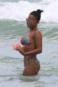 Christina Milian in a bikini