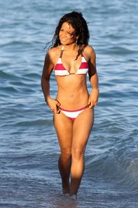 Christina Milian in a bikini