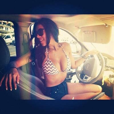 Devin Brugman in a bikini