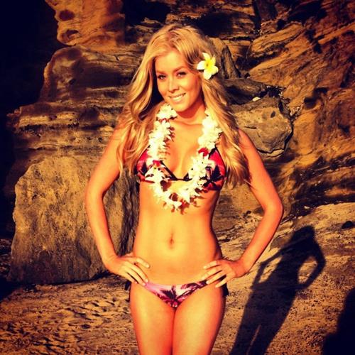 Sheridyn Fisher in a bikini