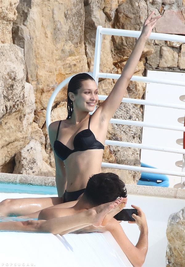 Bella Hadid in a bikini