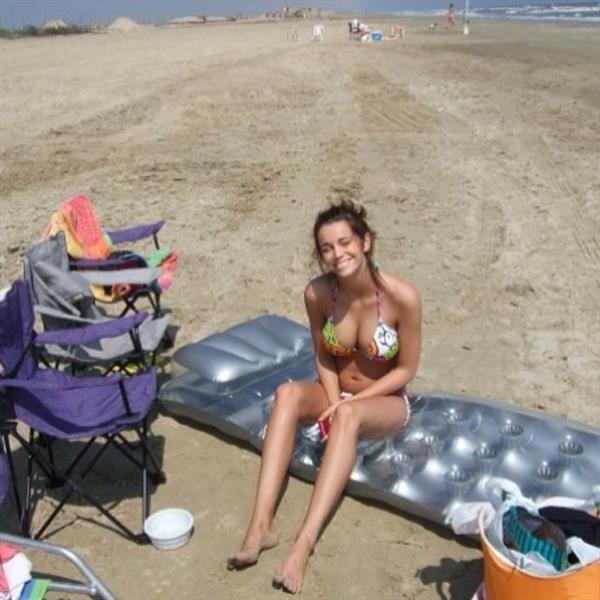 Caitlin Arnett in a bikini