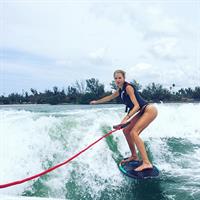 Kimberley Mens in a bikini