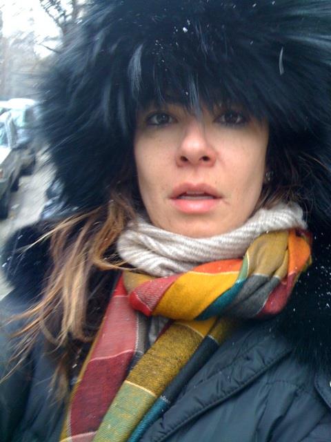 Luciana Gimenez taking a selfie