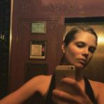 Caroline Brasch Nielsen taking a selfie