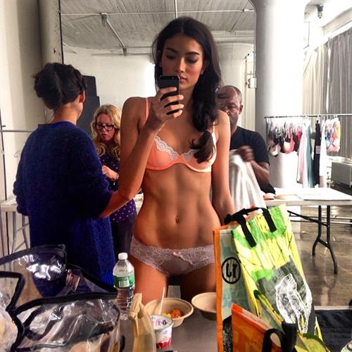 Kelly Gale in lingerie