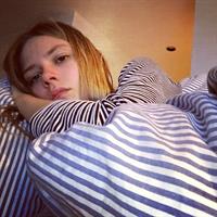 Caroline Brasch Nielsen taking a selfie