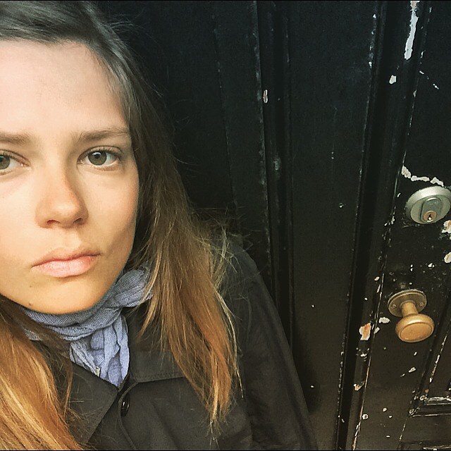 Caroline Brasch Nielsen taking a selfie