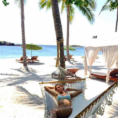 Devon Windsor in a bikini