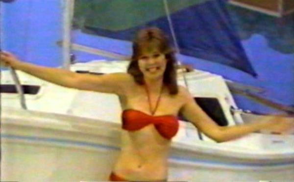 Holly Hallstrom in a bikini