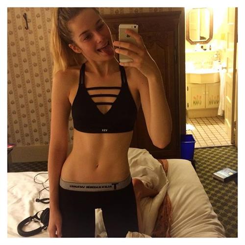 Bridget Malcolm taking a selfie