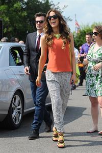 Kate Beckinsale Richard Beckinsale plaque unveiled at College House Junior School in Nottingham July 17-2013 