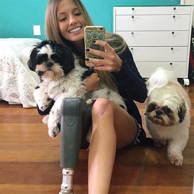 Paola Antonini taking a selfie