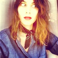 Alexa Chung taking a selfie