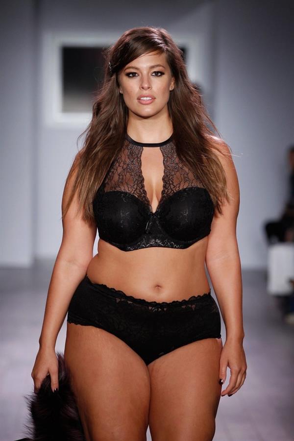 Ashley Graham in lingerie