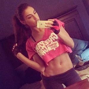 Kelly Karloff taking a selfie