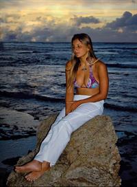 Anonymous in a bikini