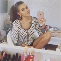 Fie Laursen taking a selfie