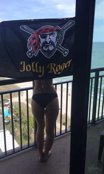 Anonymous in a bikini - ass