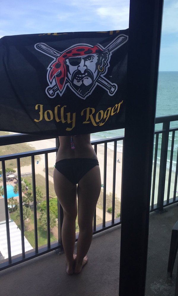 Anonymous in a bikini - ass