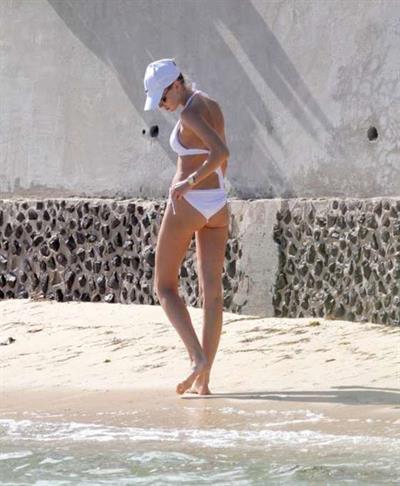 Maryna Linchuk in a bikini - ass