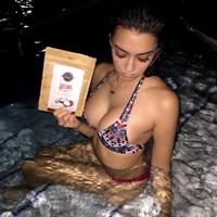 Katie Daly in a bikini