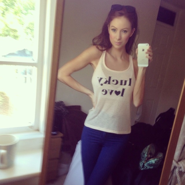 Laura Carter taking a selfie