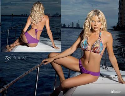 Tetyana Veryovkina in a bikini