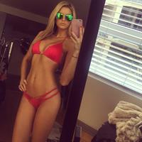 Emma Hernan in a bikini