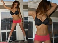 Nikki Sims in lingerie