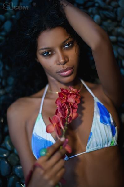 Jessica White in a bikini