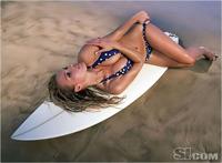 Veronika Vařeková in a bikini