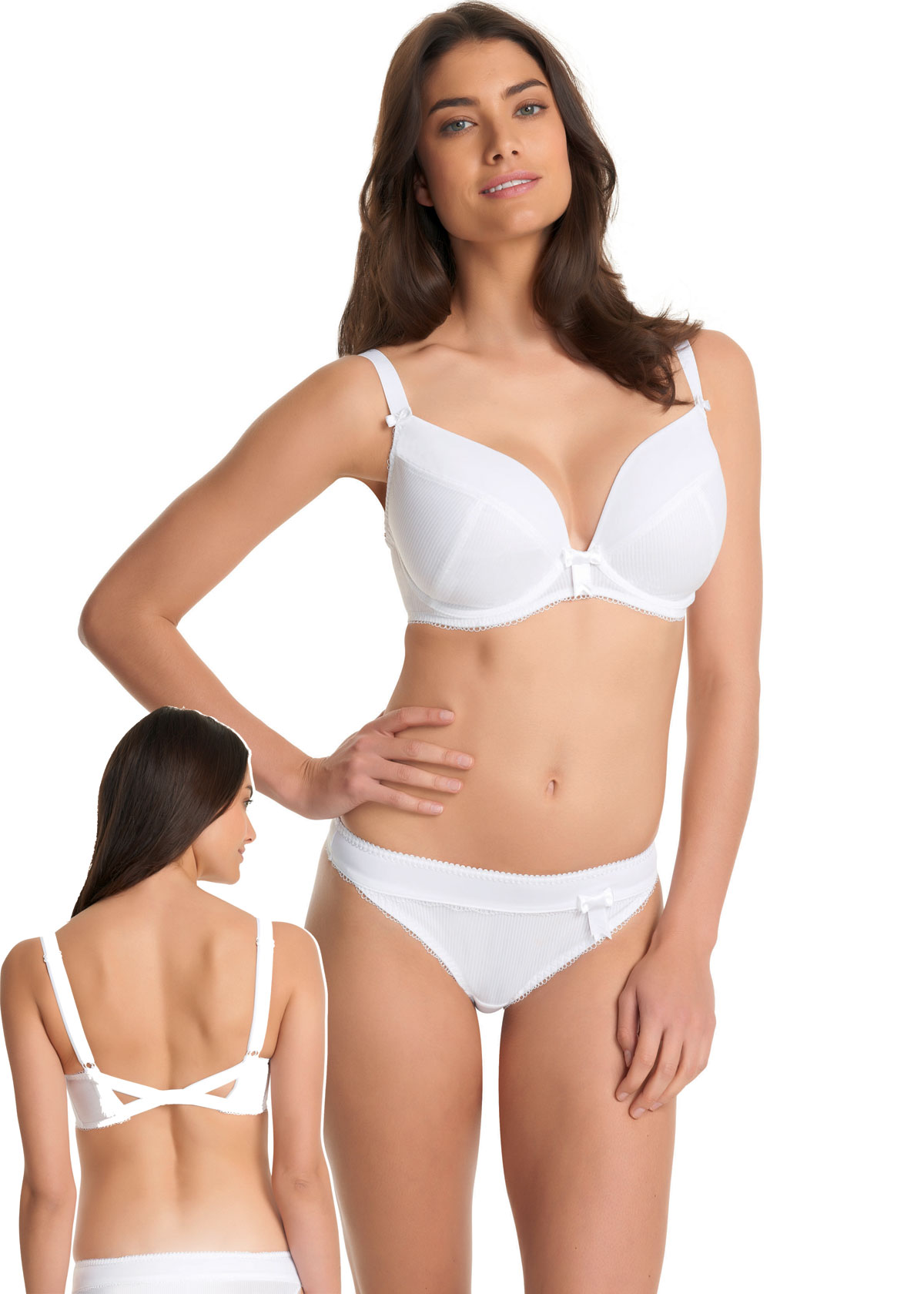 Lauren Mellor in lingerie