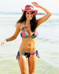 Lauren Mellor in a bikini