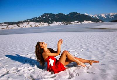 Angela Martini in a bikini