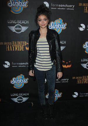 Sarah Hyland 4th annual Haunted Hayride LA 10/7/12 