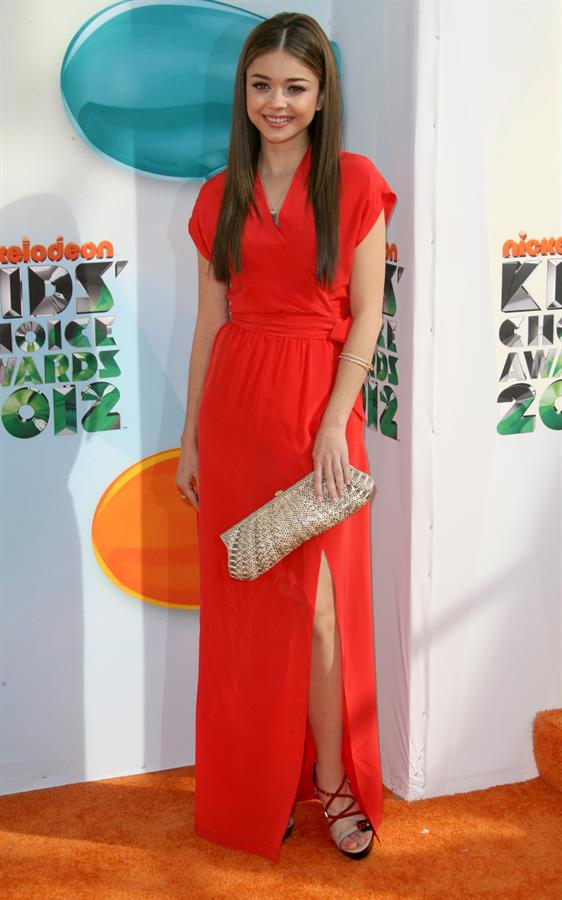 Sarah Hyland at the 2012 Nickelodeon Kids Choice Awards