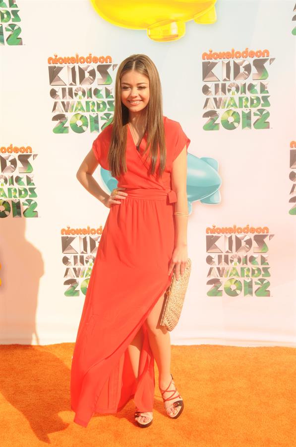 Sarah Hyland at the 2012 Nickelodeon Kids Choice Awards