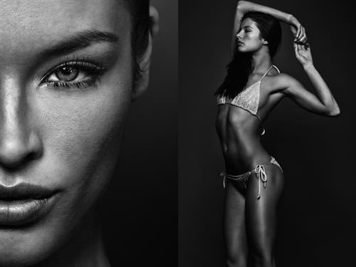 Brittany Brousseau in a bikini